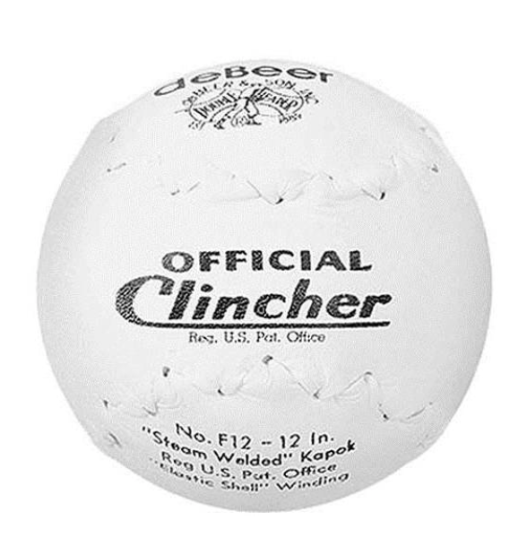 deBeer 12" Official Clincher Specialty Slow Pitch Softball